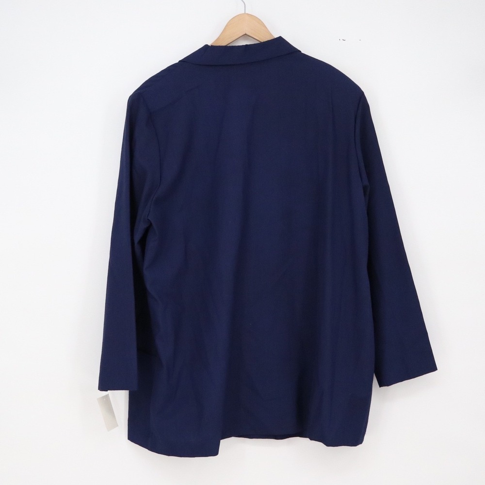 Apparenza Blazer Womens 20W Navy Blue Single Button NWT - Picture 6 of 7